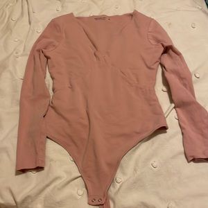 Abercrombie light pink bodysuit